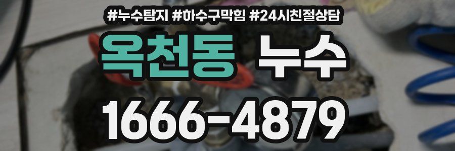 옥천동 누수