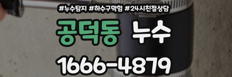 공덕동 누수