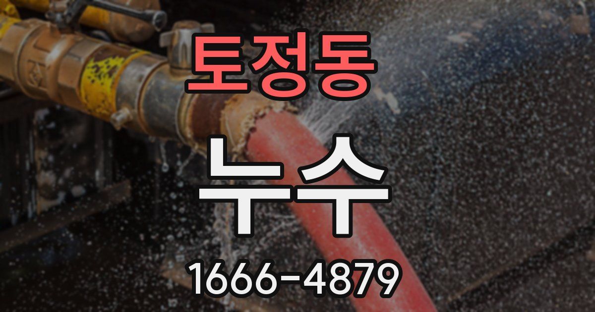 토정동 누수