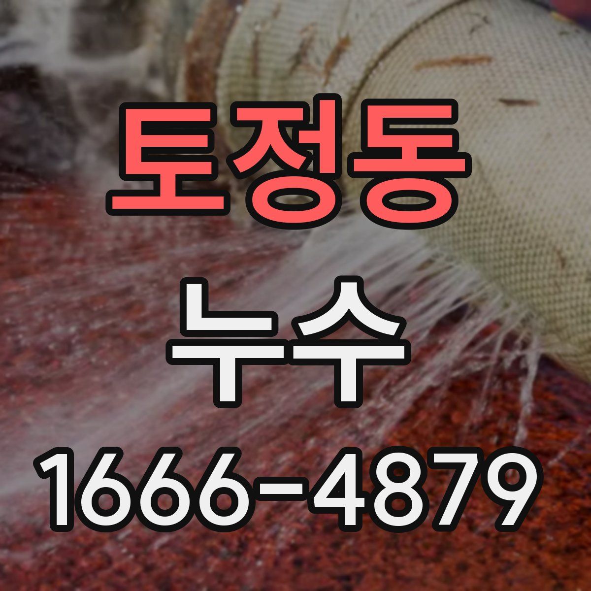 토정동 누수