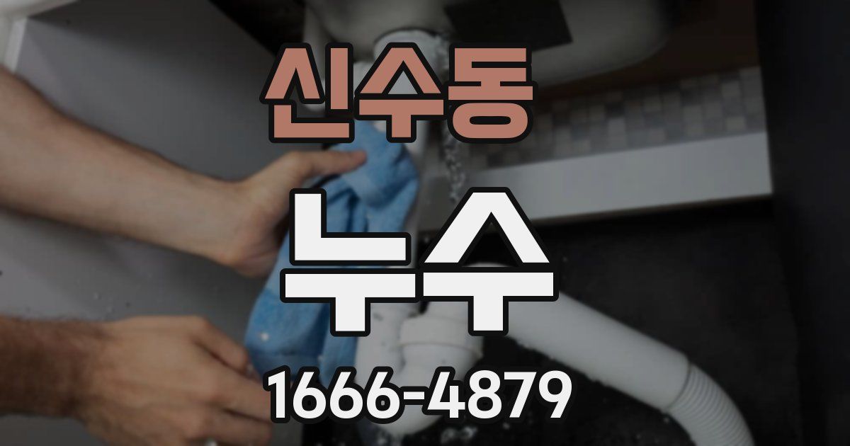 신수동 누수