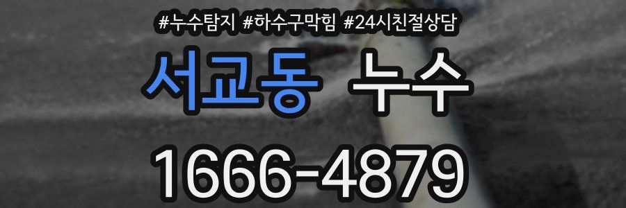 서교동 누수