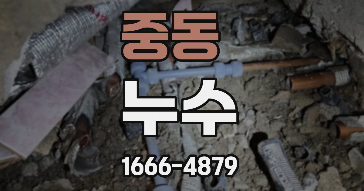 중동 누수