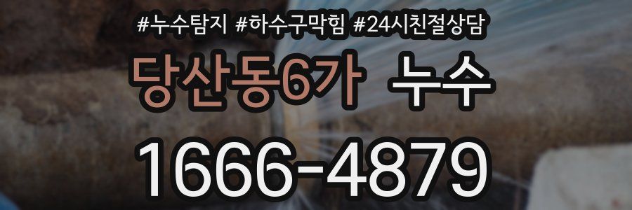 당산동6가 누수