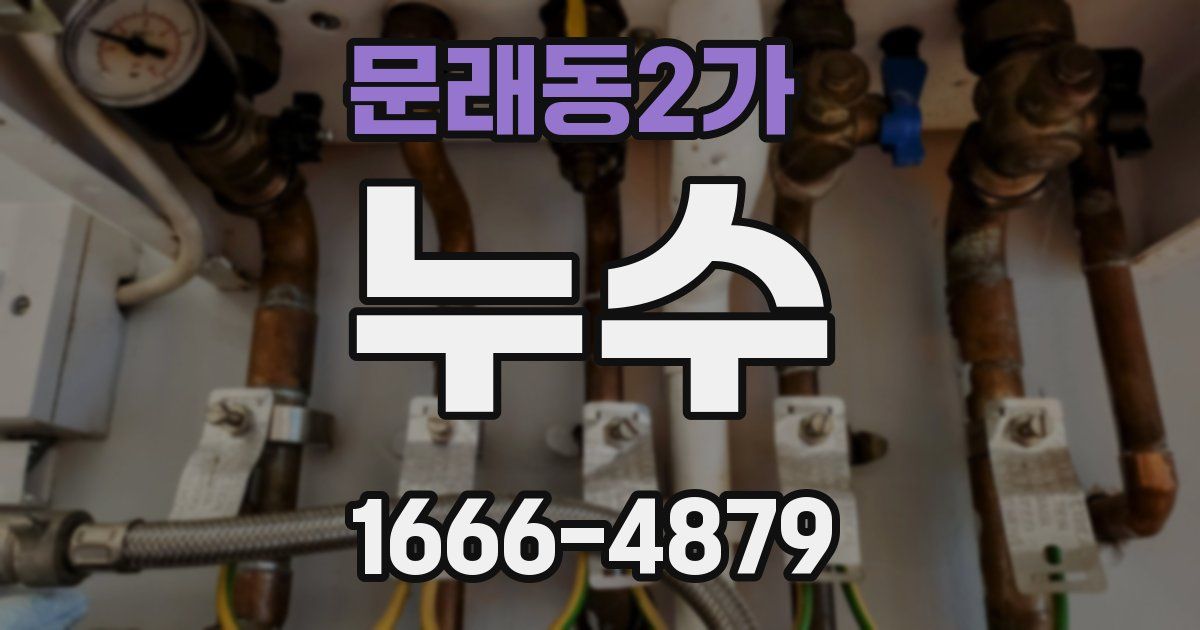 문래동2가 누수
