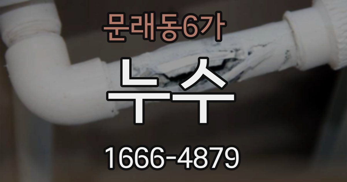 문래동6가 누수
