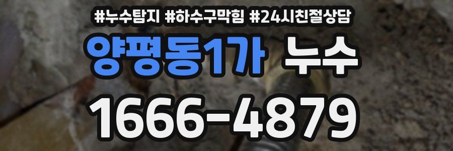양평동1가 누수