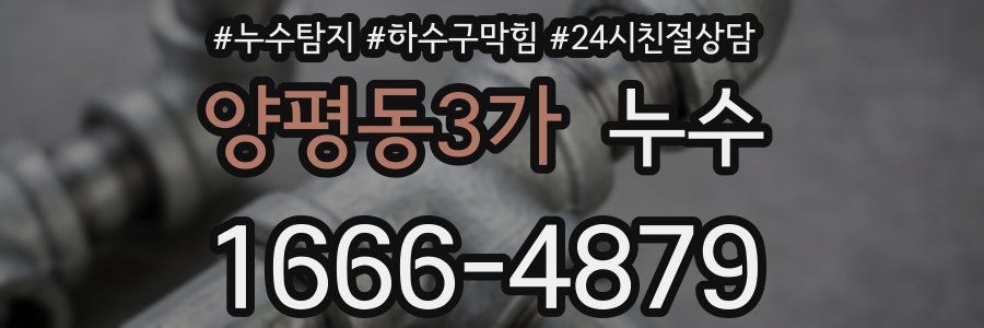 양평동3가 누수