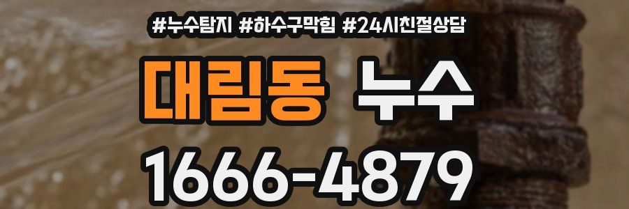 대림동 누수