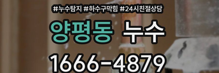 양평동 누수