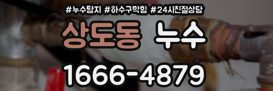 상도동 누수