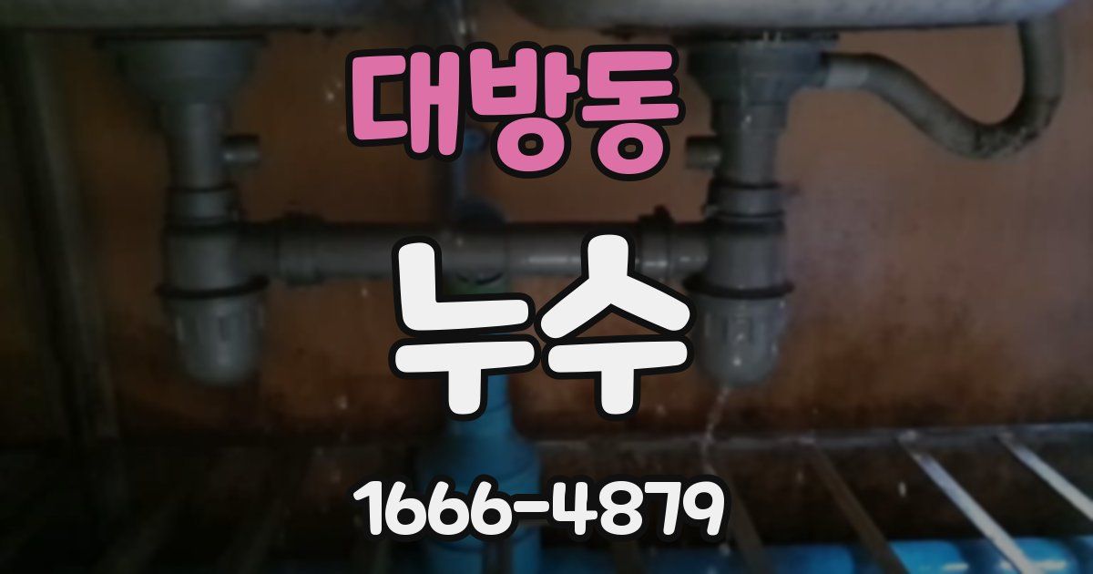 대방동 누수