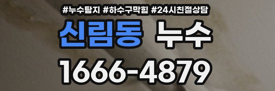 신림동 누수
