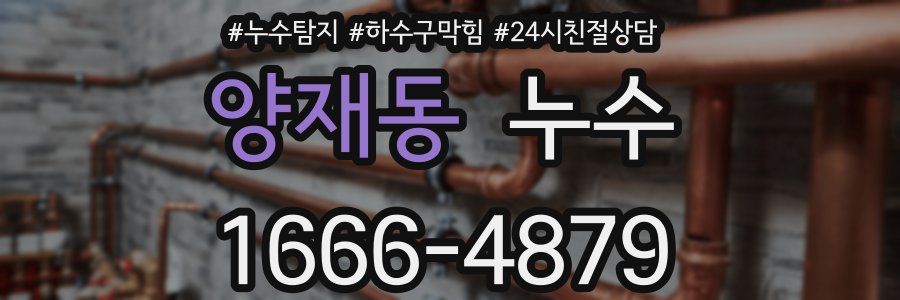 양재동 누수