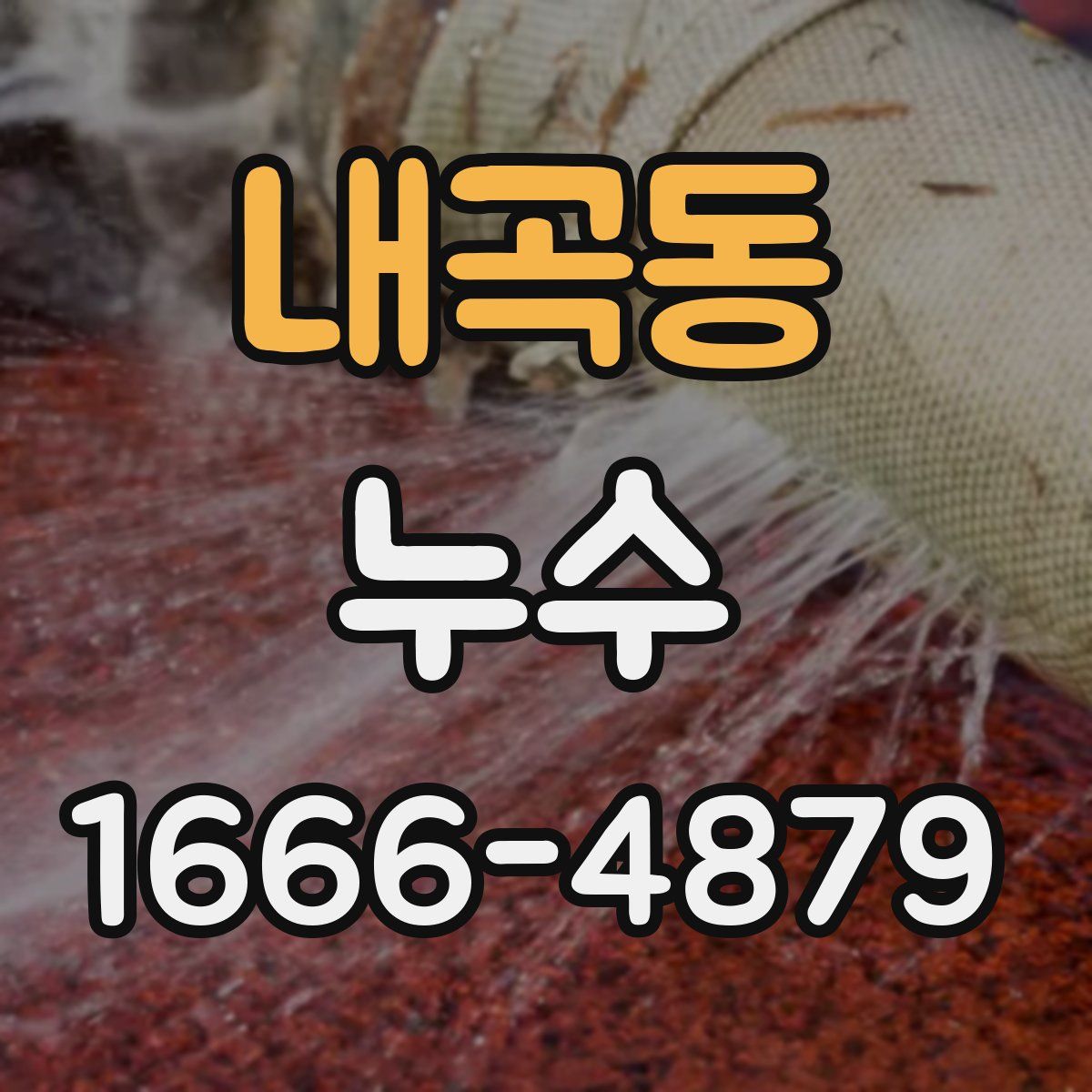내곡동 누수