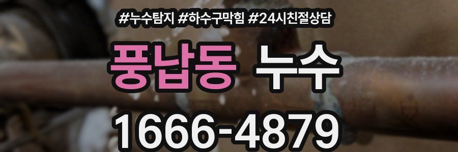 풍납동 누수