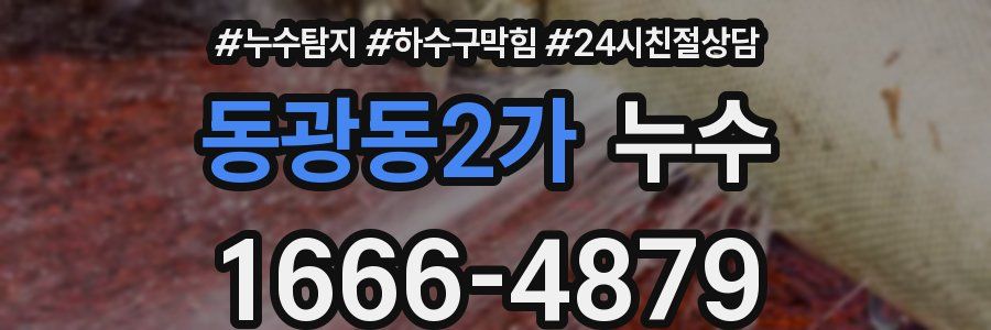 동광동2가 누수
