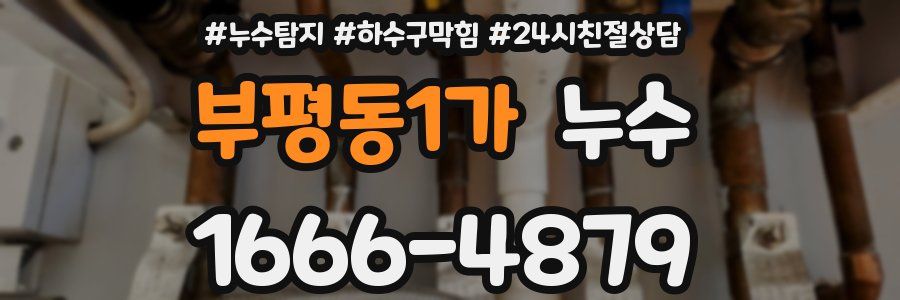 부평동1가 누수