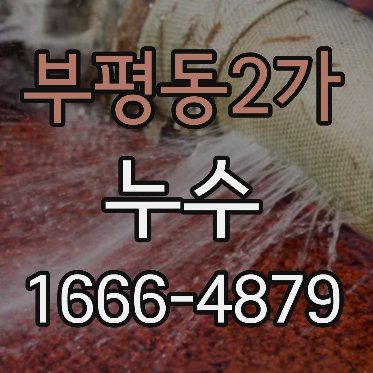 부평동2가 누수