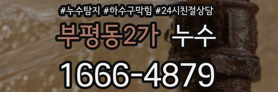 부평동2가 누수