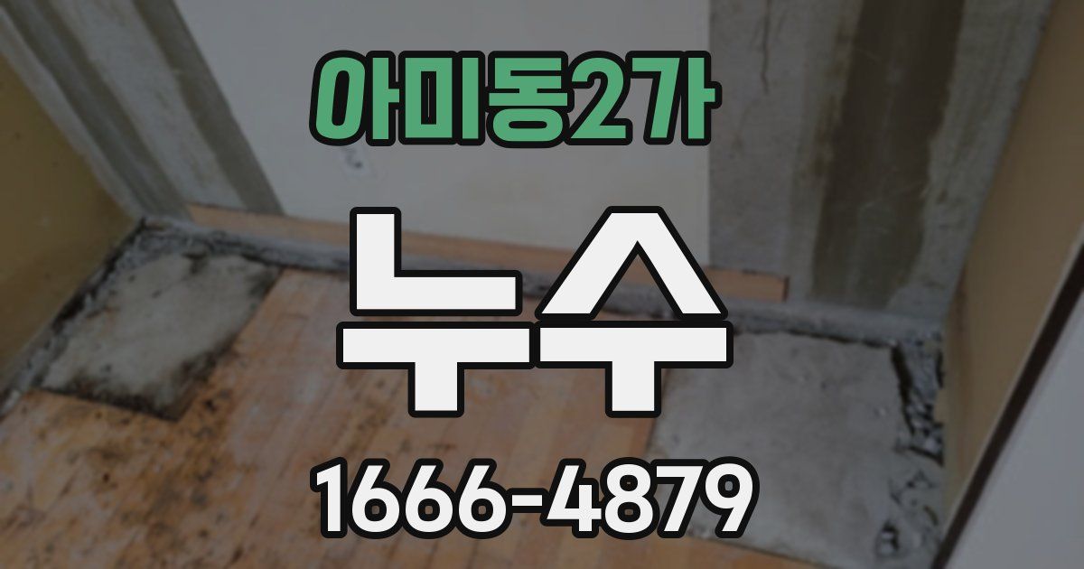 아미동2가 누수