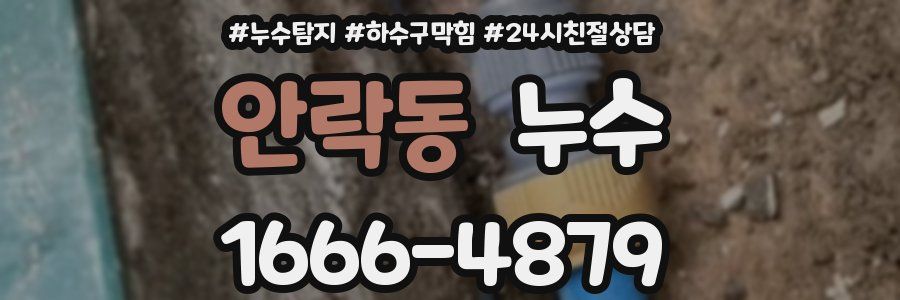 안락동 누수