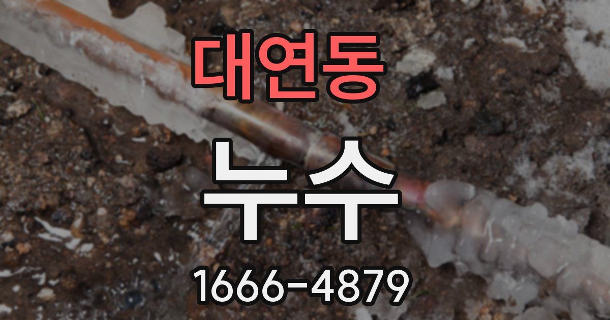 대연동 누수