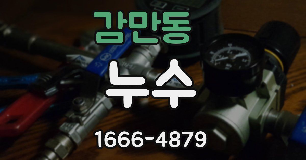 감만동 누수