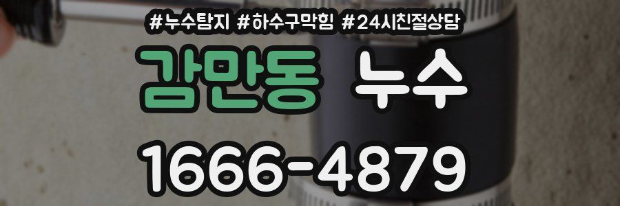 감만동 누수