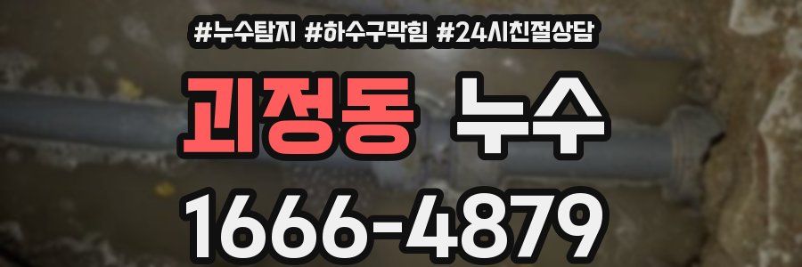 괴정동 누수