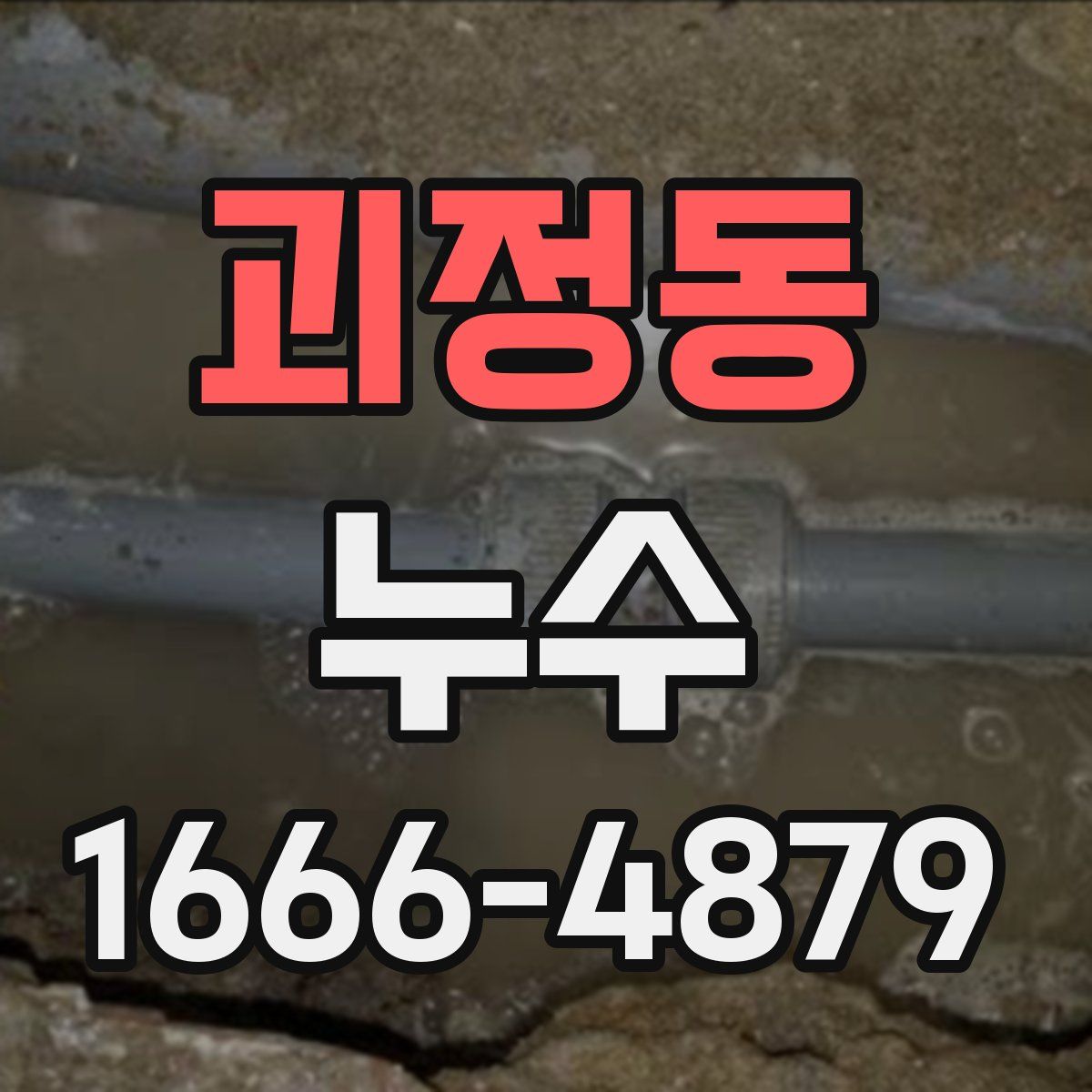 괴정동 누수