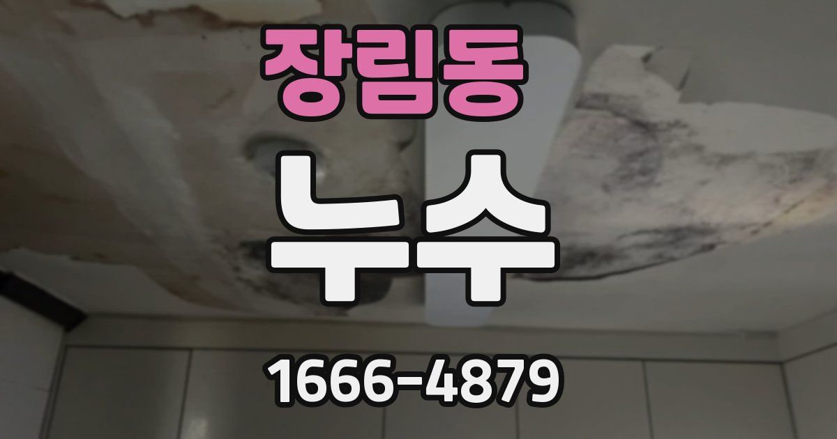 장림동 누수