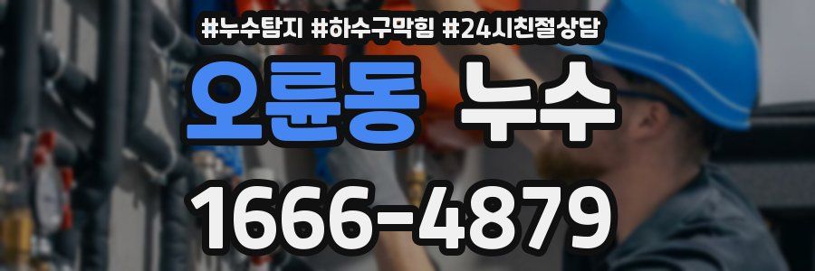 오륜동 누수