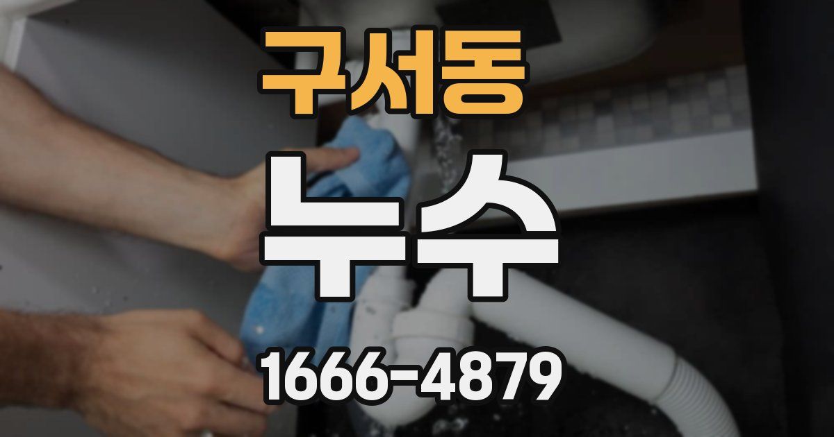 구서동 누수