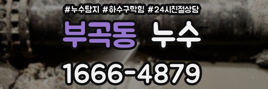 부곡동 누수