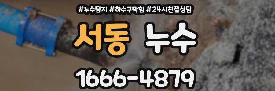 서동 누수