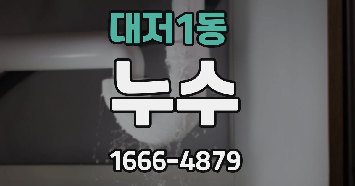 대저1동 누수