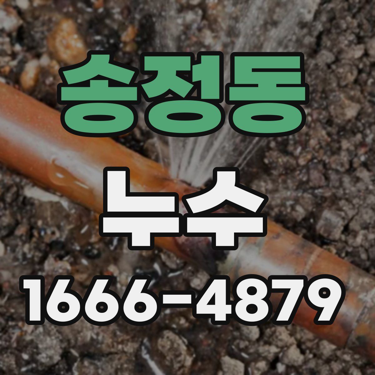 송정동 누수