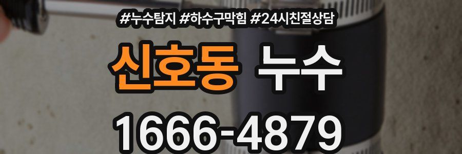 신호동 누수