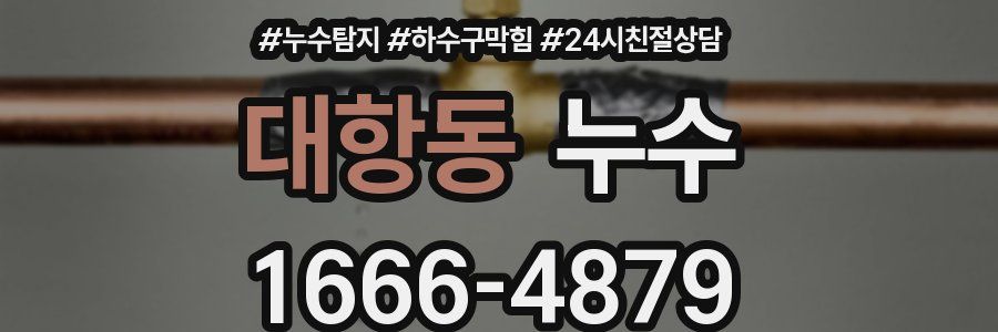대항동 누수