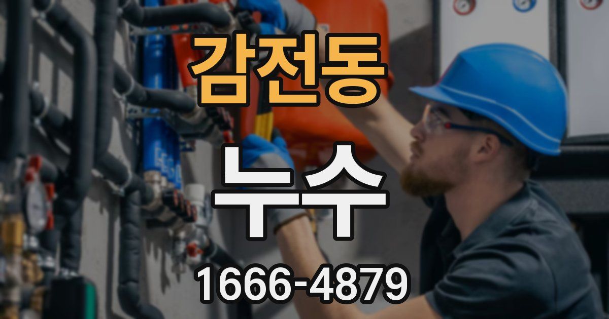 감전동 누수