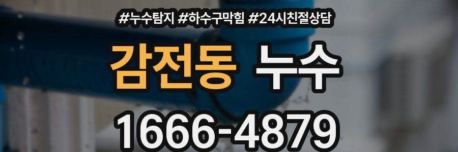 감전동 누수
