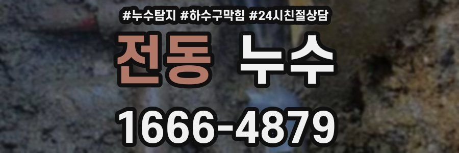 전동 누수