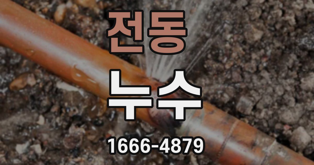 전동 누수