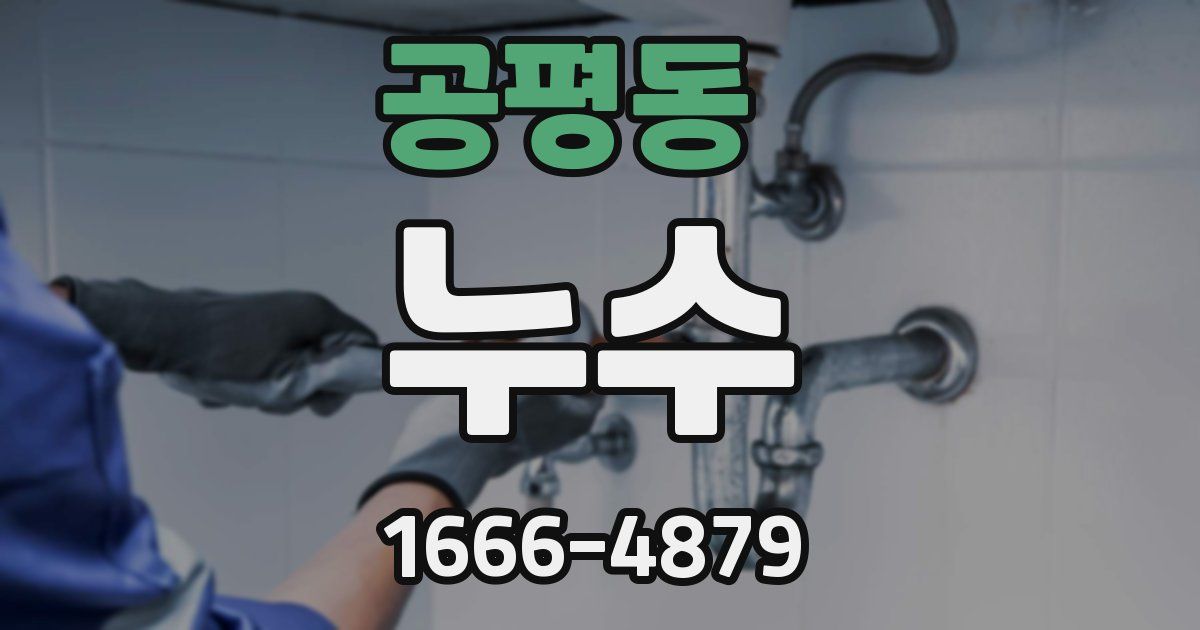 공평동 누수