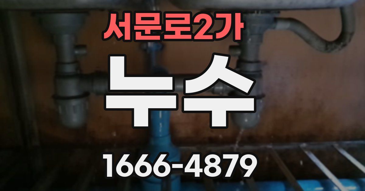 서문로2가 누수
