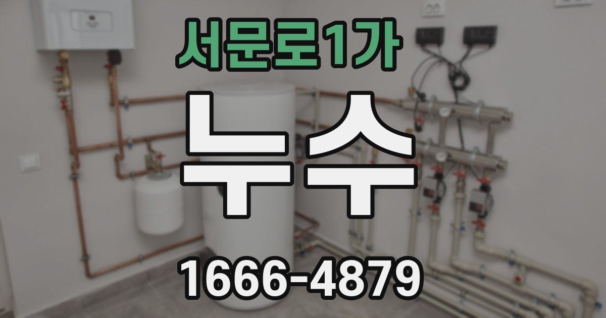서문로1가 누수