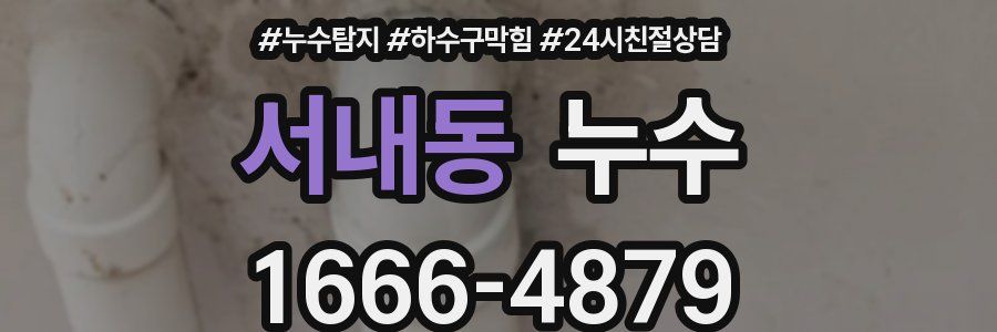 서내동 누수