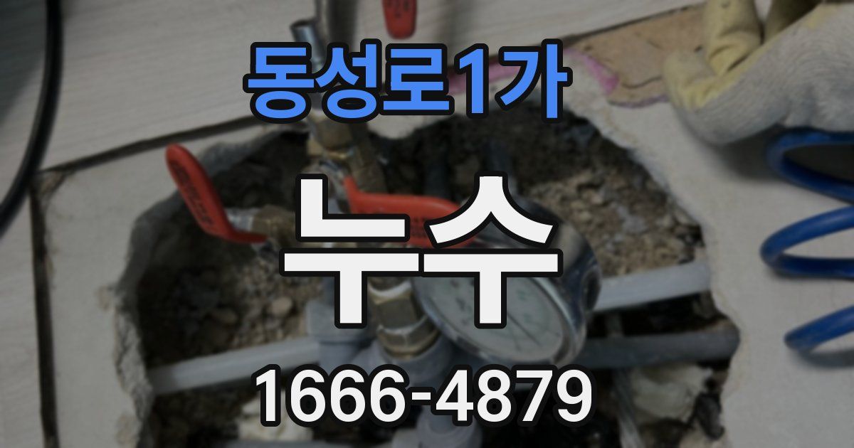 동성로1가 누수