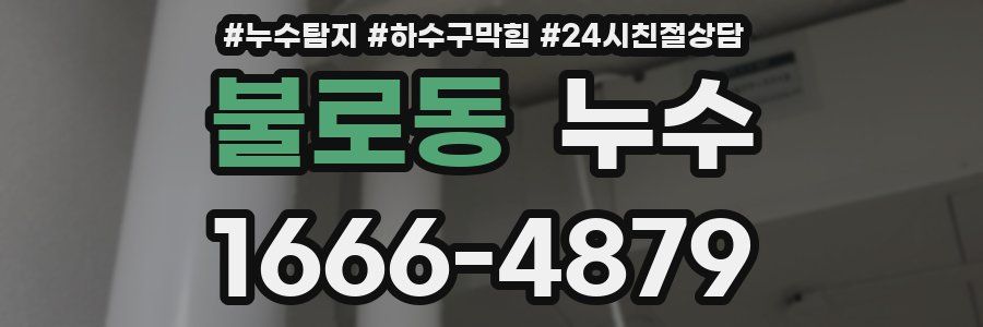 불로동 누수